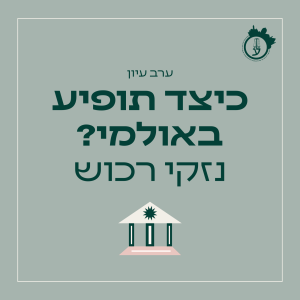 כיצד תופיע באולמי הזקי רכוש 12.03.26